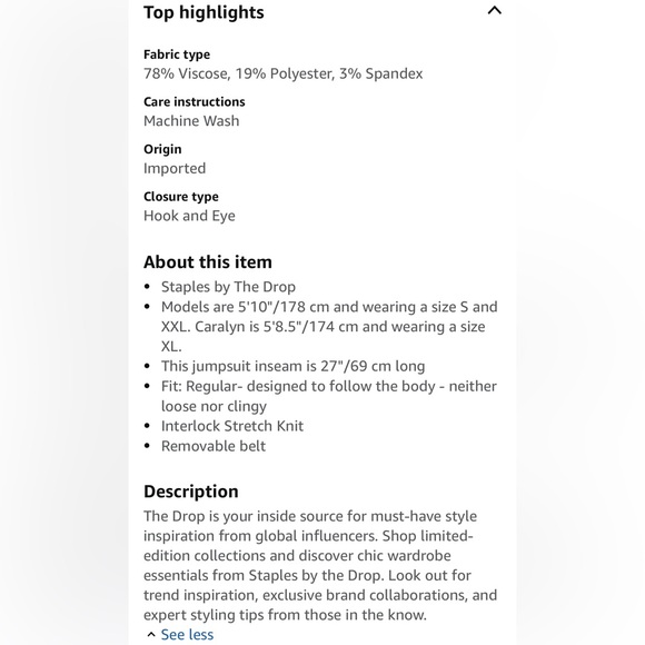 🌀 The Drop - Women's Navy Sleeveless Wrap Jumpsuit - XL - Picture 5 of 6